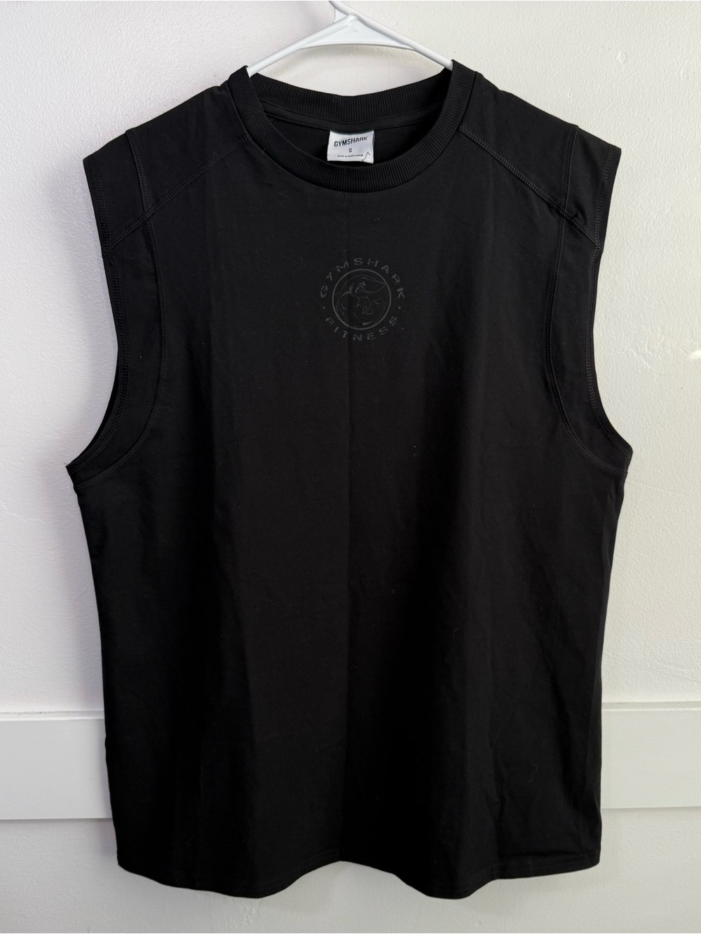 NWOT GYMSHARK Black Legacy Logo Tank Top